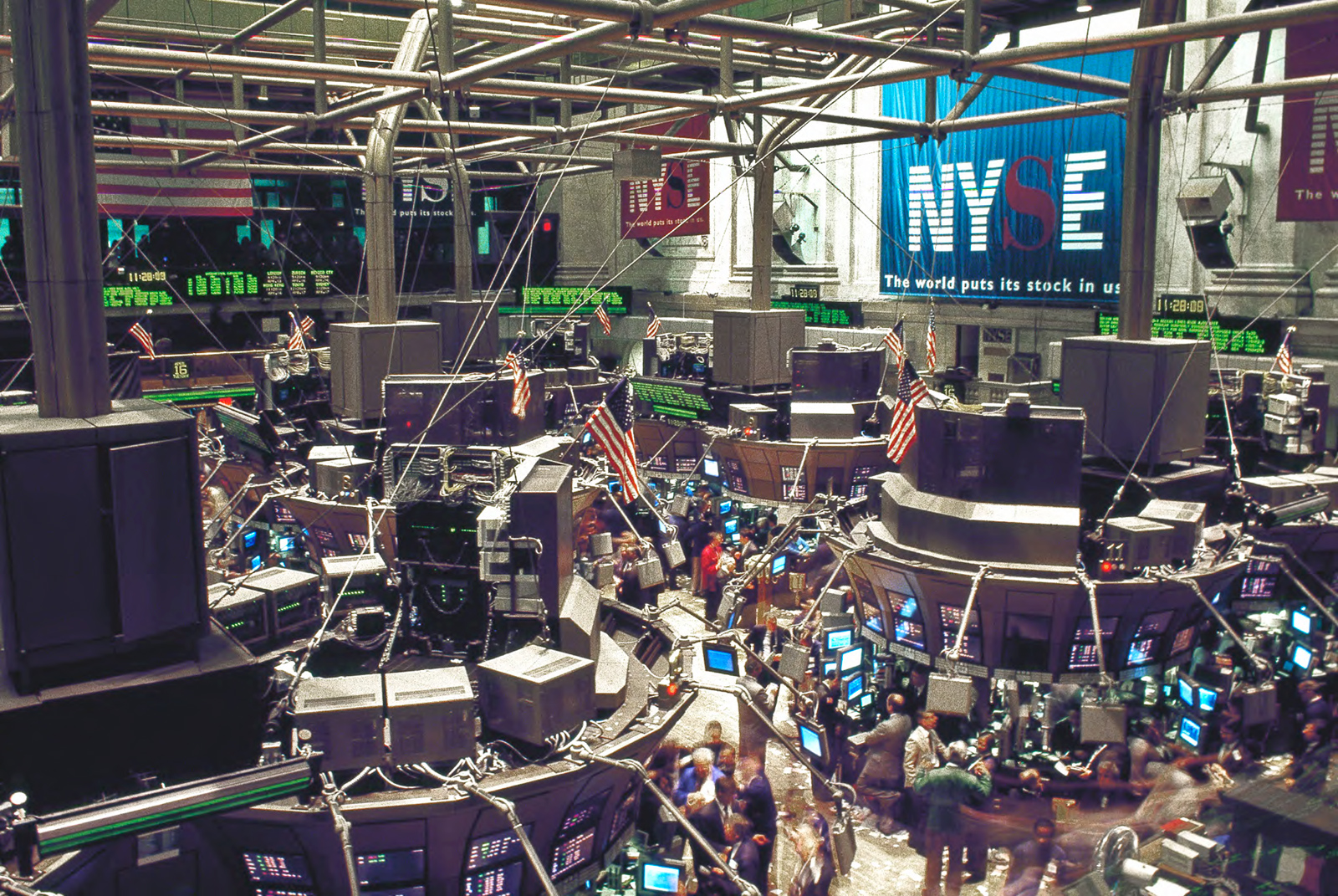 New York Stock Exchange trading floor